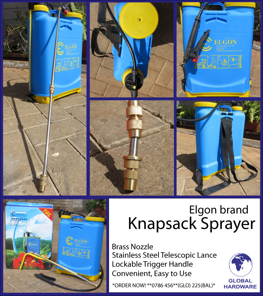 Global Hardware Elgon brand Knapsack Sprayer